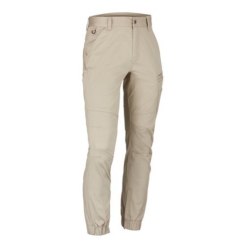 Tapered fit with cuffed zipped hem twill cargo pant