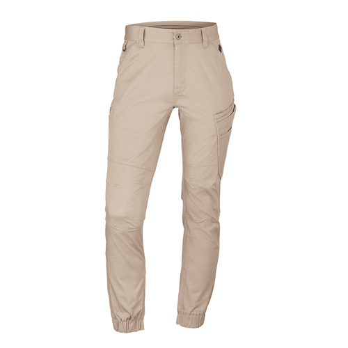 Tan Stretch Cargo Twill Cuff Pant