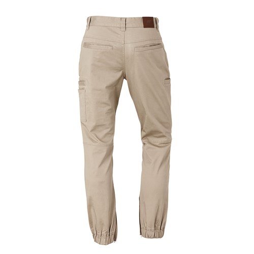 Workwear Seam Pocketed Stretch Cuffed Pant