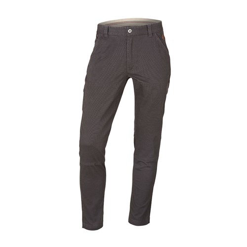 Tapered Seam Pocketed Stretch Pant - Charcoal