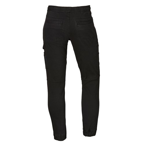 Elastic waist and cuffed cargo pants