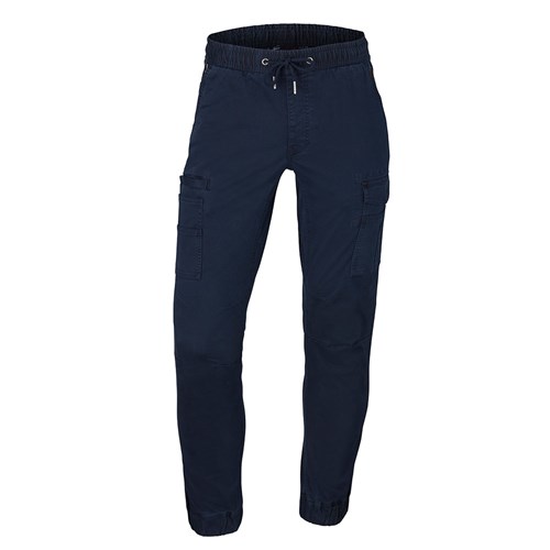 Navy cuffed work pants