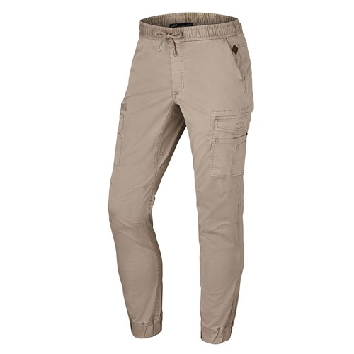 Hammer + Field® Elastic Waist Cuffed Pant - Tan