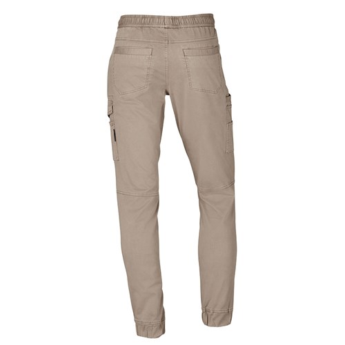Elastic waist cuffed work pants