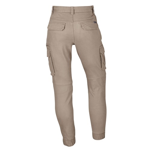 Cuffed cargo pants for men