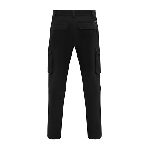Black relaxed fit cargo pants