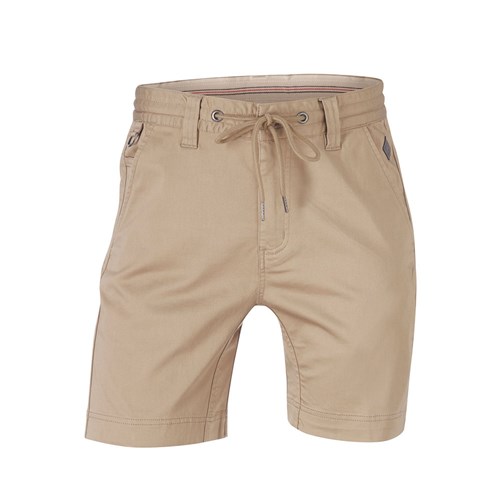 Tapered Stretch Work Short - Tan