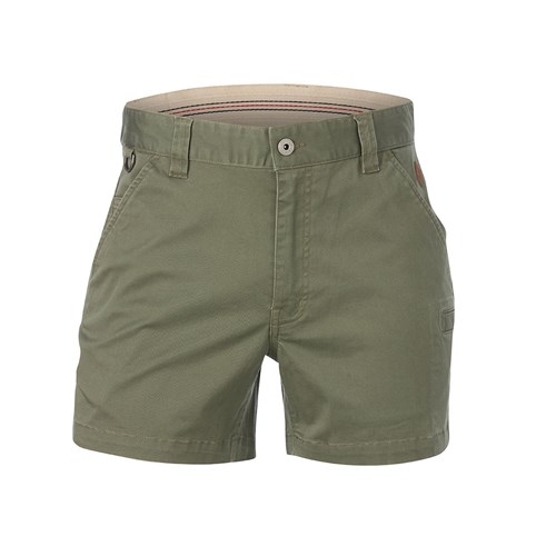 Multi Pocket Work Shorts - Stone Green
