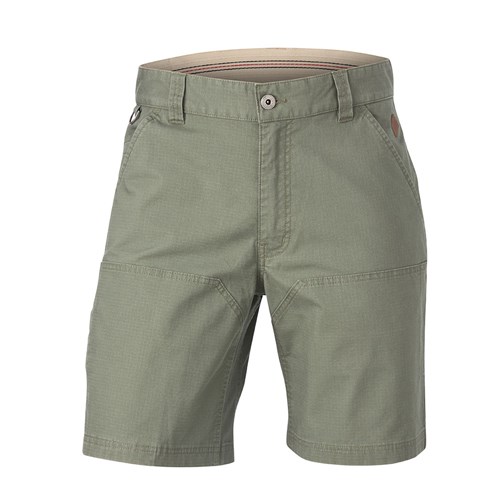Long length Pocket Work Shorts - Stone Green