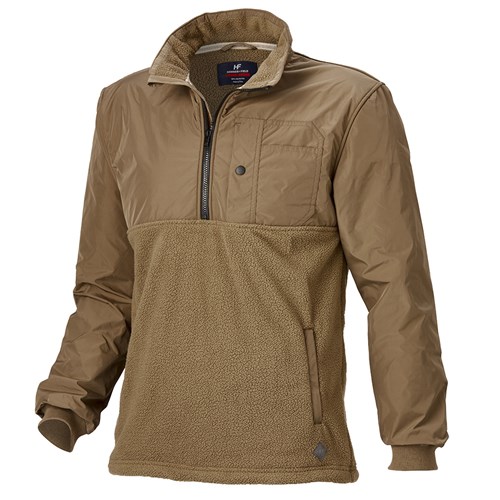 Textured Spliced Sweater