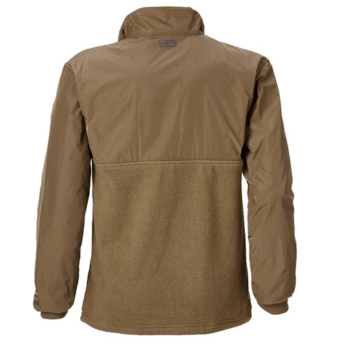 Textured Spliced Sweater Earth