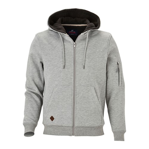 Grey zip up hoodie