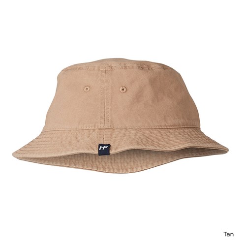 Cotton twill bucket hat - Tan