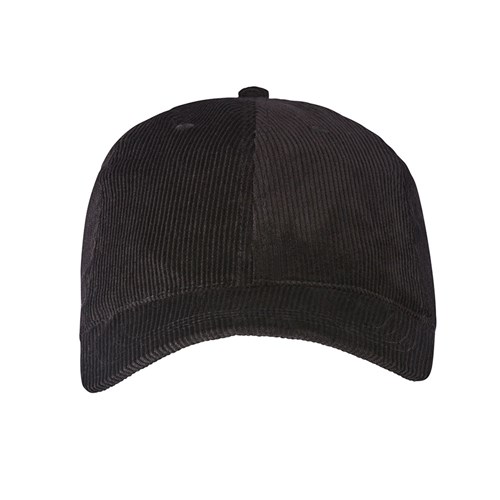 black corduroy cap