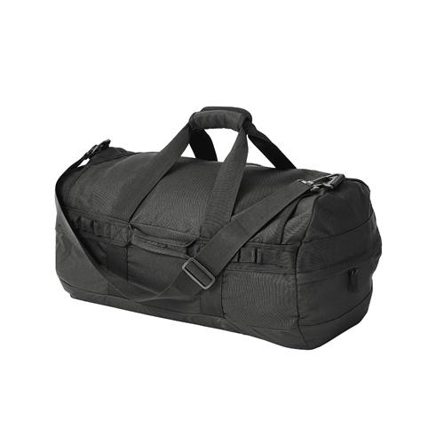 Black outdoor duffle bag