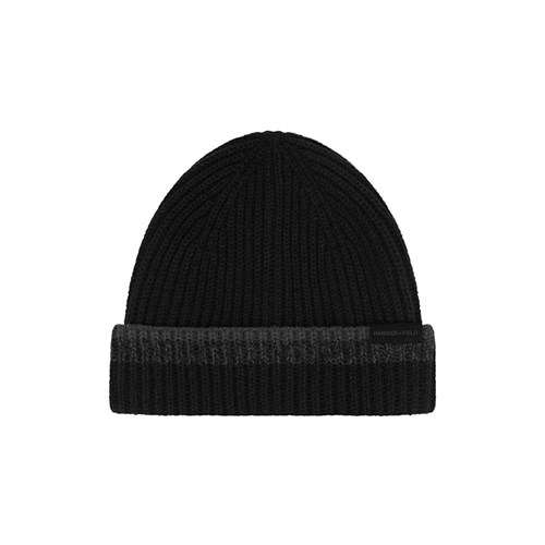 Hammer + Field® Marled Rib Pannelled Beanie - Black
