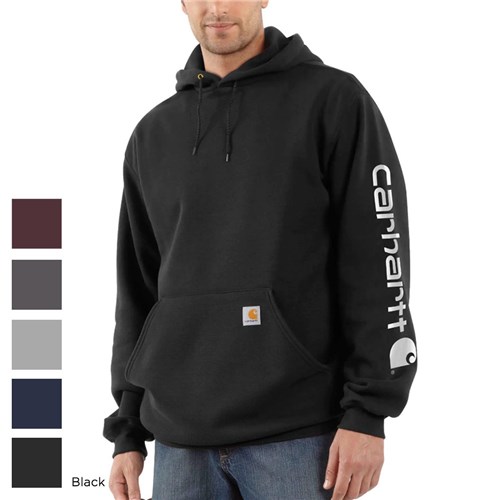 Carhartt Midweight Sleeve Logo Hooded Sweatshirt