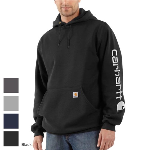 Carhartt Midweight Sleeve Logo Hooded Sweatshirt