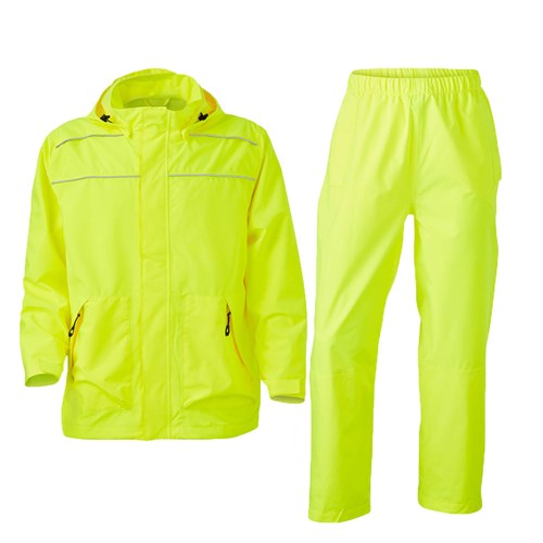Hi Vis Rain Set - Yellow
