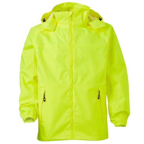 Yellow Hi Vis Unisex Rain Jacket