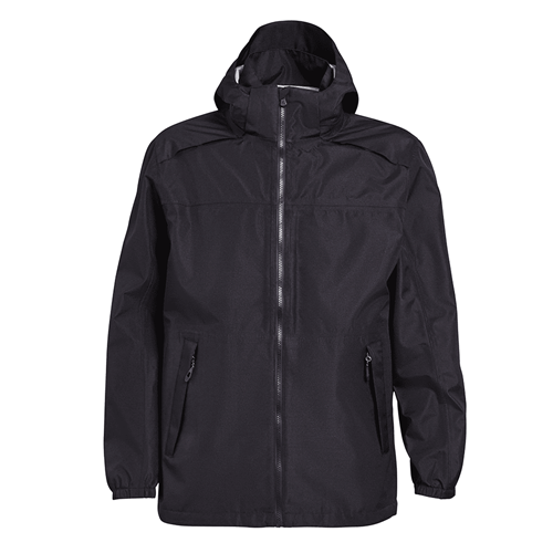 Black Hi Vis Unisex Rain Jacket