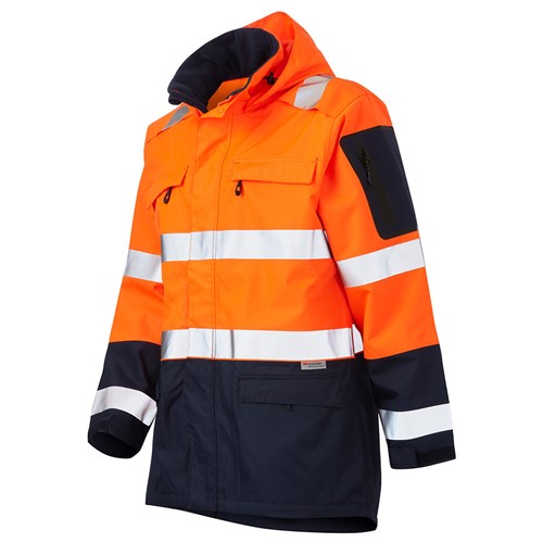 Hi Vis waterproof jacket with hood