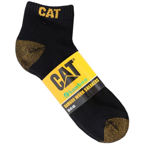 CAT® Workwear (Size 610) Bamboo Ankle Socks (Pk 5)