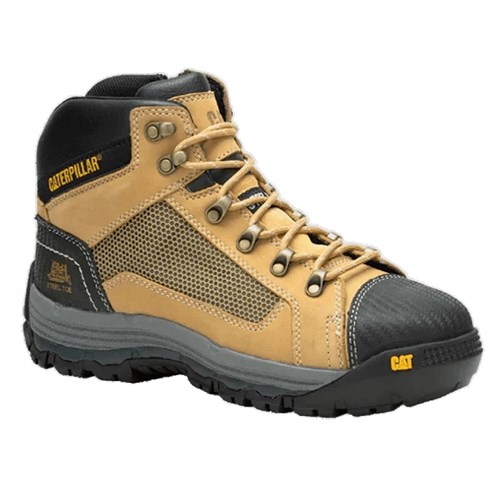 Convex Honey Zip Sided Steel Toe Safety Boots