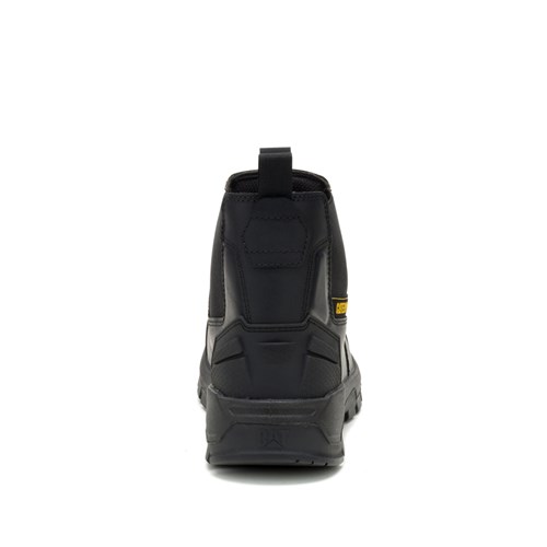 CAT Elastic Side Safety Boots Black