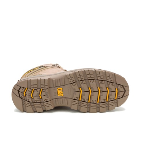 CAT Waterproof Safety Boots Stone