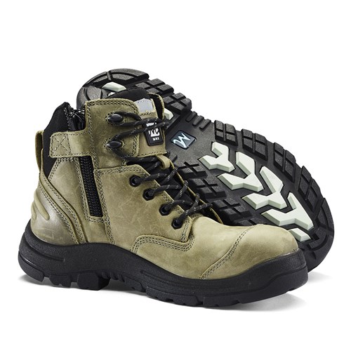 MRX Work Boots - Washed Green