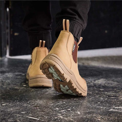 Elastic Sided Safety Boots with Heat resistant sole