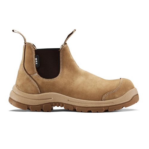 Wheat elastic sided work boots