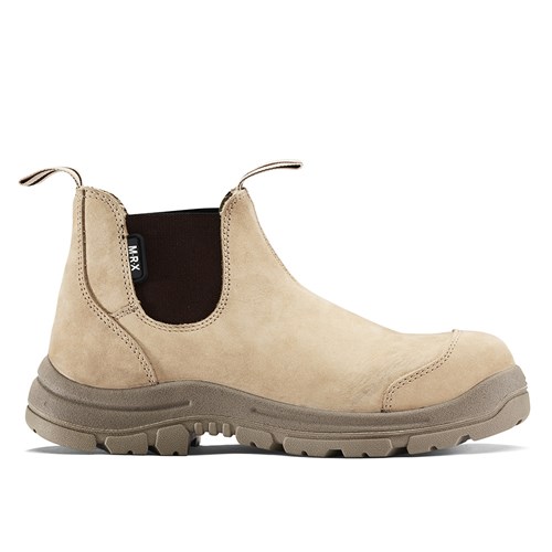 Elastic Sided Safety Boots with Slip and oil resistant outsole