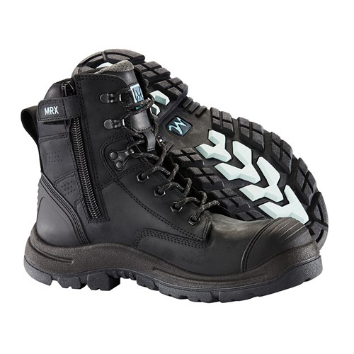 MRX Zip Sided work boots - Black