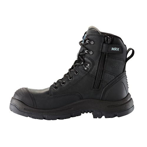Lightweight Zip Sided Lace Up Safety Boots