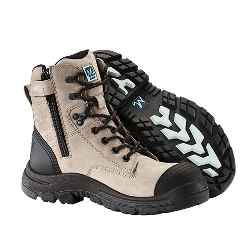MRX Zip Sided work boots - Stone