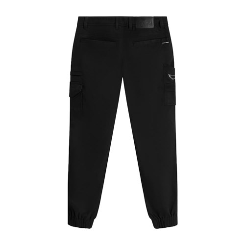 Black Lightweight Cuffed Pant