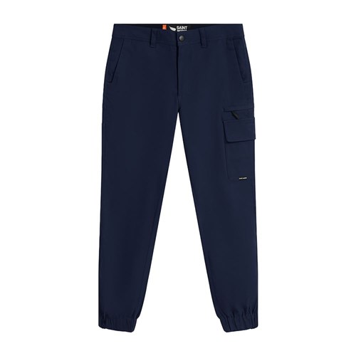 Men's cuffed pants - Navy Blue