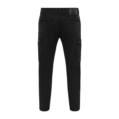 Black Tencel Blend Cargo Pant
