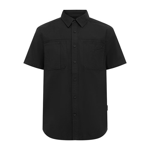 Sa1nt Works Tencel Blend D/Chest S/S Shirt - Black