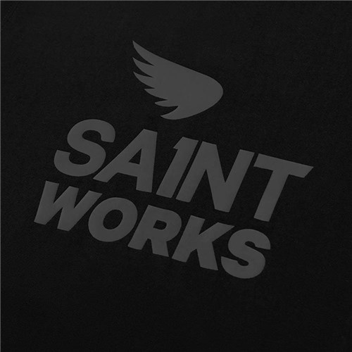 Black Sa1nt Works Short Sleeve Logo T-Shirt