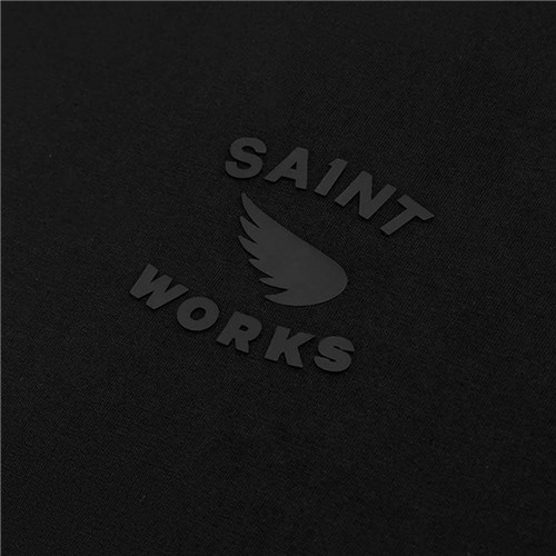 Modern relaxed fit Sa1nt Works S/S Chest Logo T-Shirt