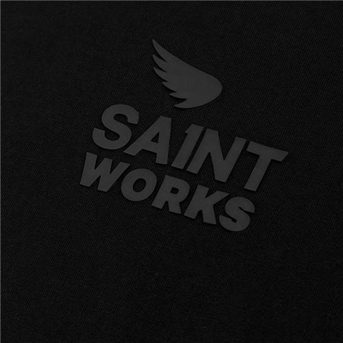 Black Long Sleeve Chest Logo T-Shirt