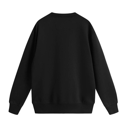 Black Sa1nt Works Chest Logo Crew Neck Sweatshirt