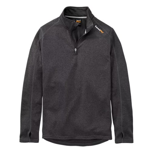 Quarter zip fleece jumper - Dark Charcoal Heather