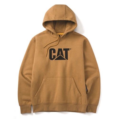 CAT Workwear Trademark Hooded Sweatshirt - Bronze Heather