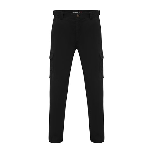 Black Stretch Twill Pant