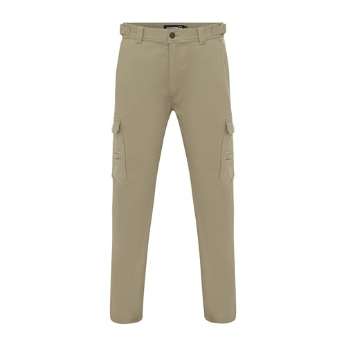 Khaki stretch twill pants
