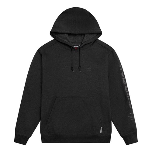 Wolverine Graphic Hoody - Onyx Heather Black